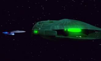 Enterprise vs pájaro de presa